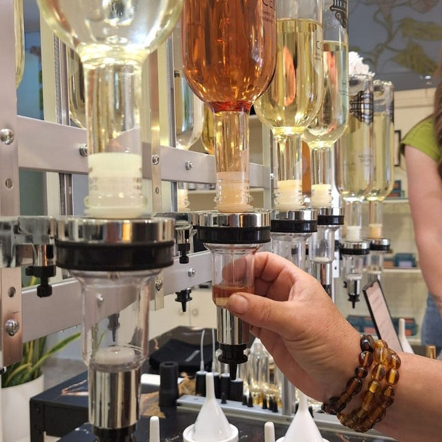 See the perfume bar at work
